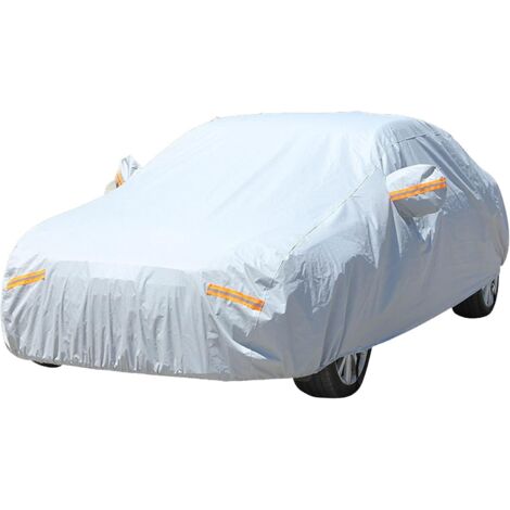 Housse de voiture intégrale pour garage, bâche imperméable pour voiture à hayon, housse intégrale imperméable pour garage, protection contre la poussière, le soleil, les UV, le gel et toutes les intem (1/5)