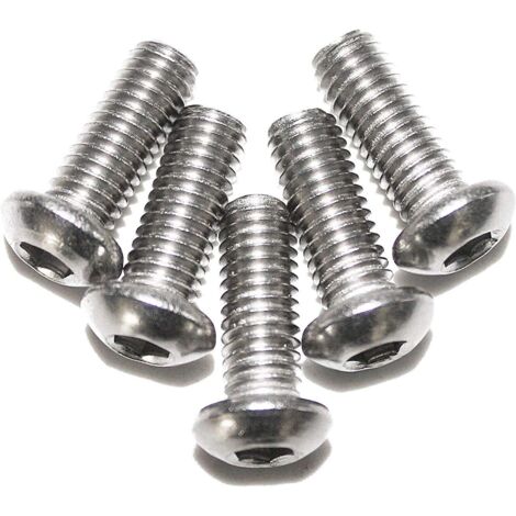 50 vis à tête cylindrique ISO 7380-1, à six pans creux, filetage complet A2 - M3 x 20 mm (1/4)