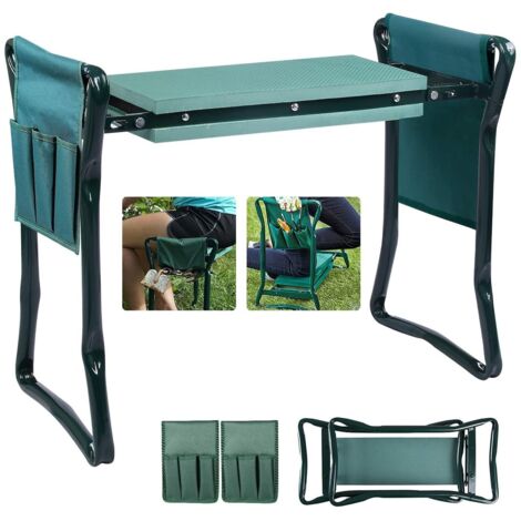 Tapis de jardinage pliable avec coussin en mousse EVA épaisse et 2 kits d'outils. (1/5)
