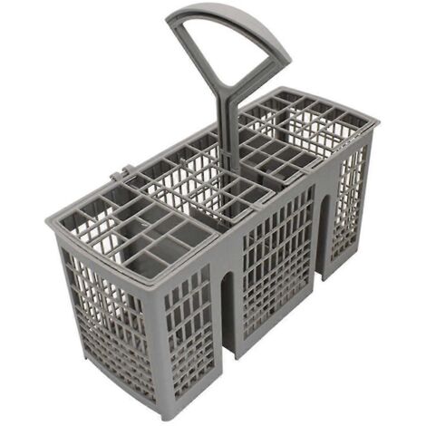 Panier de rechange universel pour lave-vaisselle avec poignée amovible, égouttoir à couverts pour lave-vaisselle (1/5)