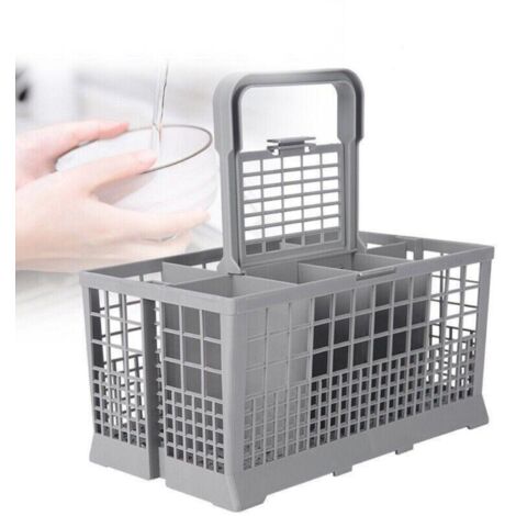 Panier à couverts universel pour lave-vaisselle, compatible avec plusieurs marques (1/4)