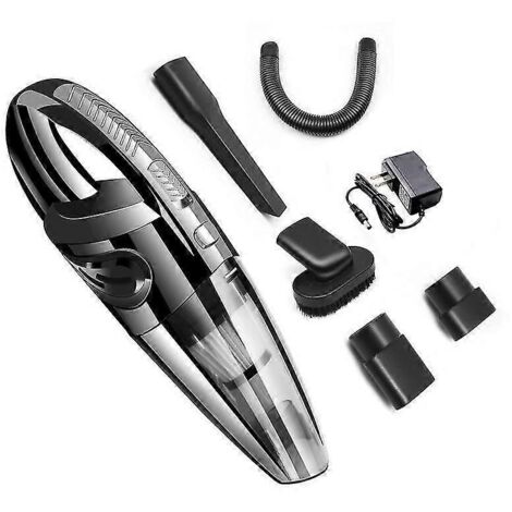 Aspirateur de voiture sans fil - Aspirateur portable portatif pour voiture avec forte aspiration (1/4)
