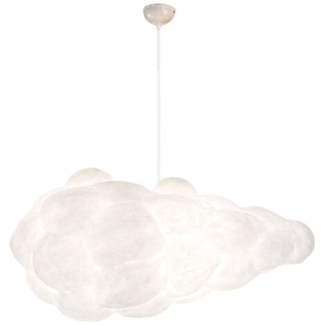 Lustre nuage, restaurant, boutique de vêtements, centre commercial, décoration de parc commercial, lampe en coton