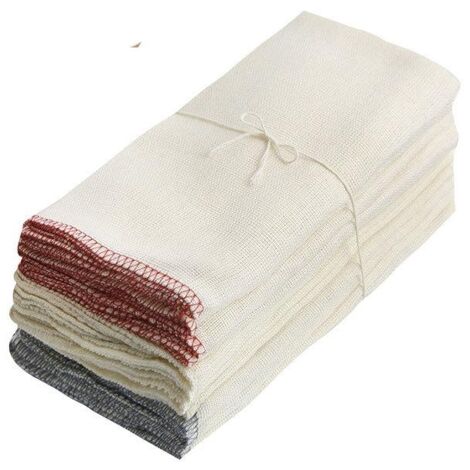 Torchon de cuisine en fibres de coton épais, idéal pour la vaisselle. (1/5)