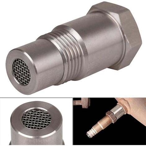 Raccords de tuyauterie pour capteur d'oxygène de voiture miniature M18X1.5, accessoires d'extension de joint, tuyau de réseau de filtre adaptateur. (1/3)