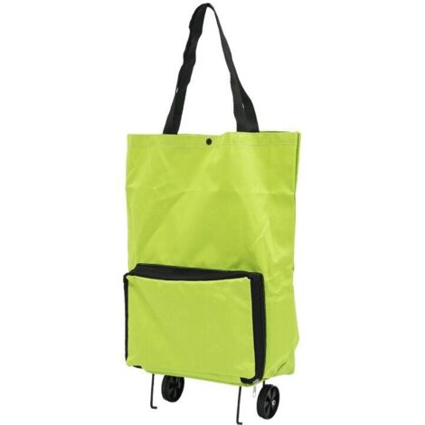 Sac de courses pliable avec roulettes sac à main à tiroir avec roulettes grand sac de courses réutilisable chariot pliable