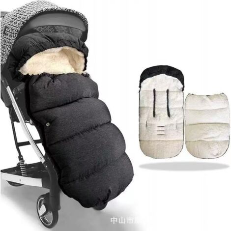 Sac de couchage pour bébé universel housse de siège pour bébé et accessoire de poussette protège-pieds pour tout-petit confortable et chaud anti-coups et imperméable
