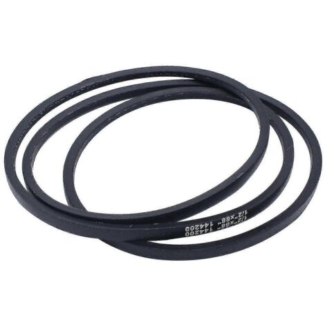 Courroie trapézoïdale d'entraînement du plateau de coupe de 42 pouces (1/2 po x 88 po) - Remplacement 144200 - Compatible avec Craftsman LT1000 Mur