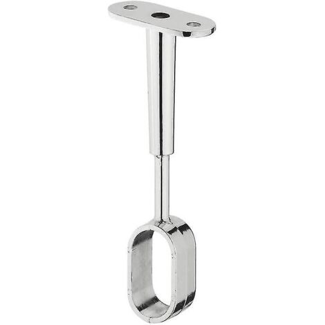Support central pour tuyau de placard, fixation au plafond - Support pour tuyau de placard, 1 pièce