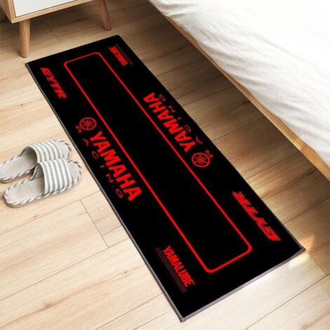 Tapis d'exposition pour moto 60 x 200 cm, antidérapant, idéal pour les passionnés de moto. Tapis décoratif, résistant aux taches et facile à nettoyer