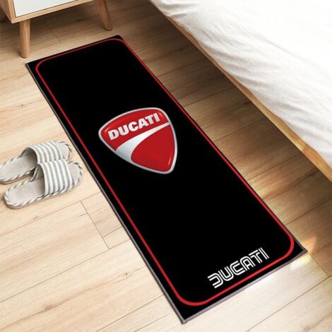 Tapis d'exposition pour moto 60 x 200 cm, antidérapant, idéal pour les passionnés de moto. Tapis décoratif, résistant aux taches et facile à nettoyer