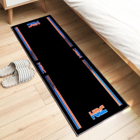 Tapis d'exposition pour moto 60 x 200 cm, antidérapant, idéal pour les passionnés de moto. Tapis décoratif, résistant aux taches et facile à nettoyer