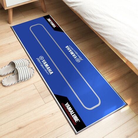 Tapis d'exposition pour moto 60 x 200 cm, antidérapant, idéal pour les passionnés de moto. Tapis décoratif, résistant aux taches et facile à nettoyer