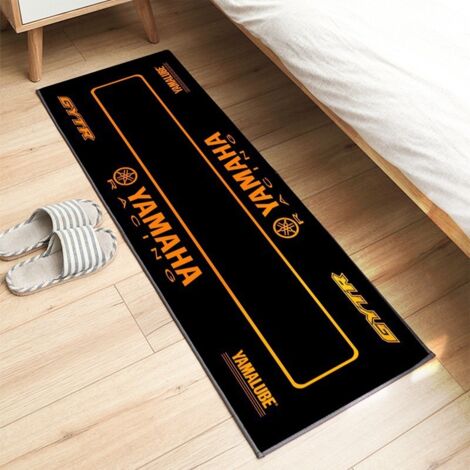 Tapis d'exposition pour moto 60 x 200 cm, antidérapant, idéal pour les passionnés de moto. Tapis décoratif, résistant aux taches et facile à nettoyer