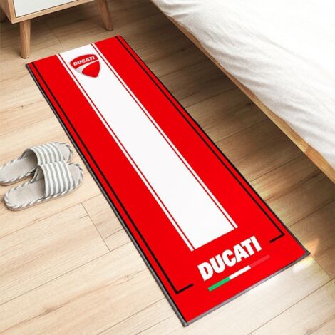Tapis d'exposition pour moto 60 x 200 cm, antidérapant, idéal pour les passionnés de moto. Tapis décoratif, résistant aux taches et facile à nettoyer