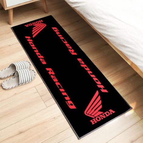 Tapis d'exposition pour moto 60 x 200 cm, antidérapant, idéal pour les passionnés de moto. Tapis décoratif, résistant aux taches et facile à nettoyer
