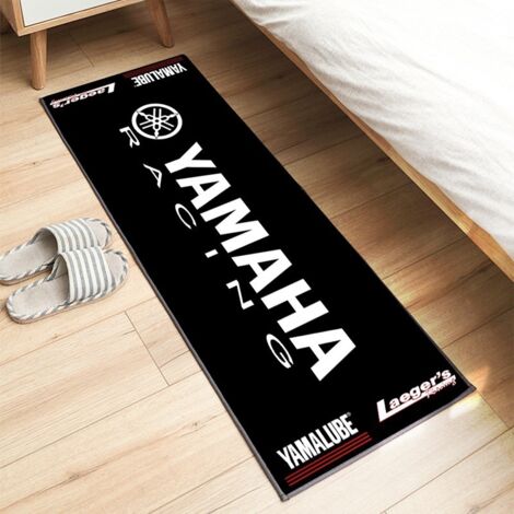 Tapis d'exposition pour moto 60 x 200 cm, antidérapant, idéal pour les passionnés de moto. Tapis décoratif, résistant aux taches et facile à nettoyer