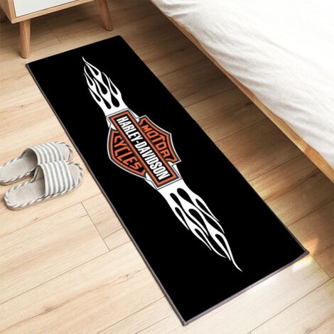Tapis d'exposition pour moto 60 x 200 cm, antidérapant, idéal pour les passionnés de moto. Tapis décoratif, résistant aux taches et facile à nettoyer