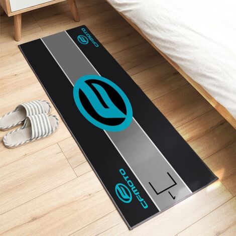 Tapis d'exposition pour moto 60 x 200 cm, antidérapant, idéal pour les passionnés de moto. Tapis décoratif, résistant aux taches et facile à nettoyer