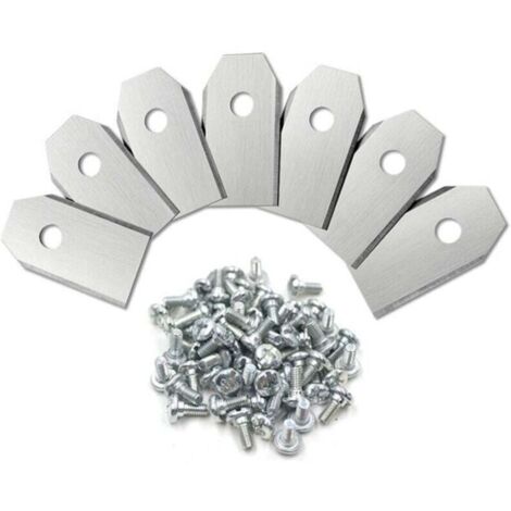 Lames de rechange pour tondeuse robotisée 0,75 mm (lot de 45) pour Husqvarna, Gardena, compatibles avec la tondeuse robotisée Segway Navimow
