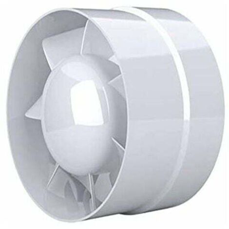 Basetbl – Ventilateur extracteur d'air 100mm – Débit 130m³/h – Consommation 12W – Niveau sonore 34 à 40 dB – Plastique ABS résistant aux UV