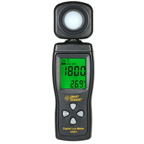 Mini luxmètre numérique avec écran LCD, illuminomètre portatif, photomètre, luxmètre, 0-200000 Lux