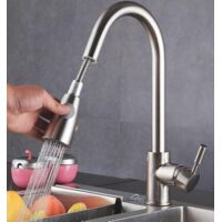 Robinet de cuisine télescopique, robinet de cuisine, robinet de cuisine pivotant à 360°