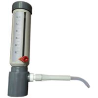 Distributeur de flacons économique semi-automatique pour liquides, type manchon, 5-25 ml, réglable