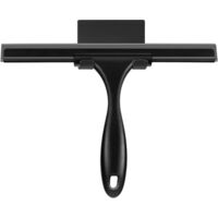 Shower Squeegee for Glass Door, Stainless Steel Shower Squeegee, Universal Window Squeegee for Glass Door, for Tile Shower Walls, Sink Mirrors, Bathroom Car Window Cleaning, 25.4 cm