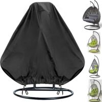 Housse Oeuf Suspendu, Tissu Oxford Housse Oeuf Suspendu Extérieur, Protection pour Housse Fauteuil Suspendu Imperméable, Anti-UV, Coupe-Vent, 230 x 200 cm