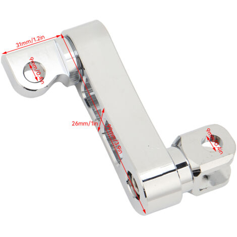 Extension Repose-pieds Touring Support De Repose-pieds De Moto Pour Autoroute, Support D'extension De Repose-pieds Moto Réglables Extension Repose-pieds Touring Support De Repose-pieds De Moto Pour Autoroute, Support D'extension De Repose-pieds Moto Réglables