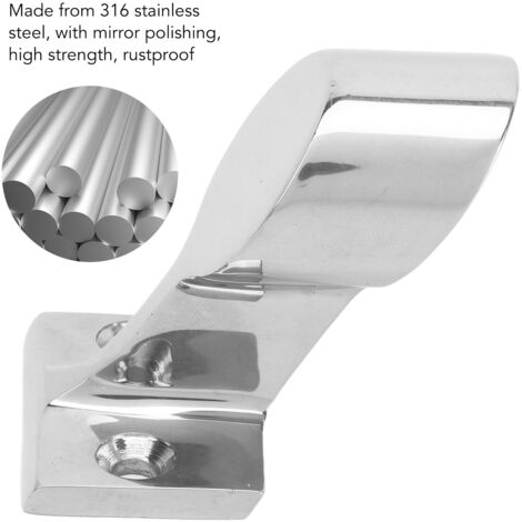 Lot De 2 Fixations Pour Auvent Bimini Bateau - Mâchoire Supérieure 22 Mm En Acier Inoxydable 316