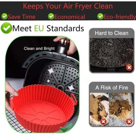 10 Pcs Accessoires Pour Friteuses à Air, Accessoires Pour Friteuse à Air Coprié Pour Foodi