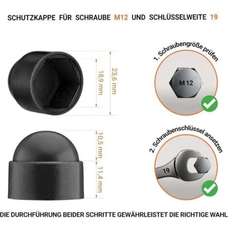 4 Outils Extracteurs De Cache-écrous De Roue - Plastique ABS - Compatible VW, Audi, Skoda - Référence 8D0012244A