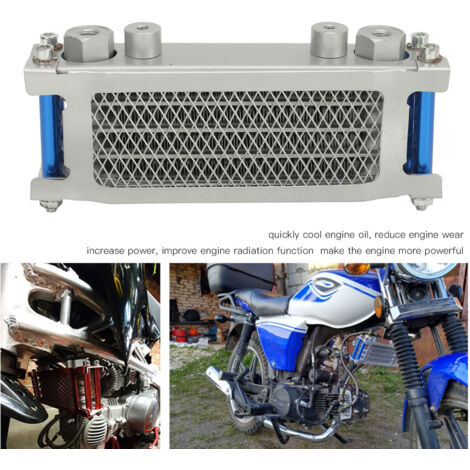 Kit De Refroidisseur D'huile De Moto | Autres Modifications | Kit De Système De Radiateur De Refroidissement D'huile Moteur De Refroidisseur D' Huile De Moto 125 Ml Pour Moteur Cb Cg