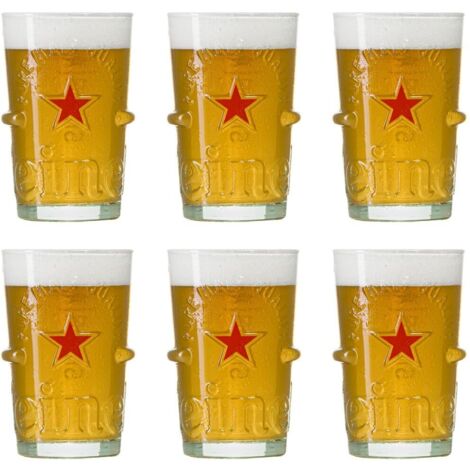 6 VERRES BIERE Heineken Ice Cold Star Givré 25cl EUR 29,00 - FR