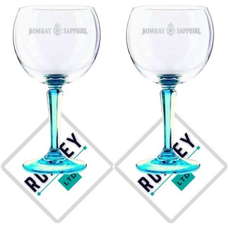 Bombay Sapphire - Lot de 2 verres à gin - Roxley