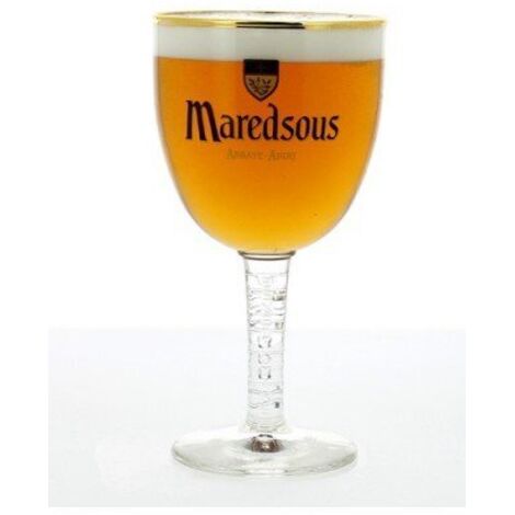 Maredsous - Verre à bière 25 cl - Calice demi-pinte officiel