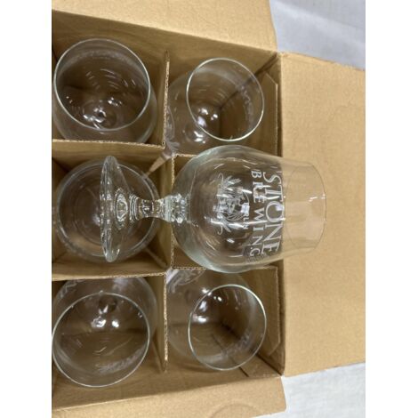 Stone Brewing - Lot de 6 verres à bière 30 cl - Neuf