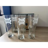 Lot de 6 verres à bière 1664 - 50 cl - Modèle signé Jérôme Hatt - Neufs