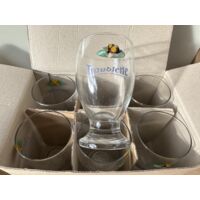 Lot de 6 verres à bière Troublette - 25 cl - Neufs - Motif escargot