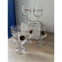 Lot de 6 verres à bière Charles Quint Keizer Karel - 25 cl - Neufs