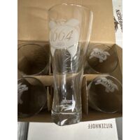 Lot de 6 verres à bière 1664 - 33 cl - Modèle signé Jérôme Hatt - Neufs