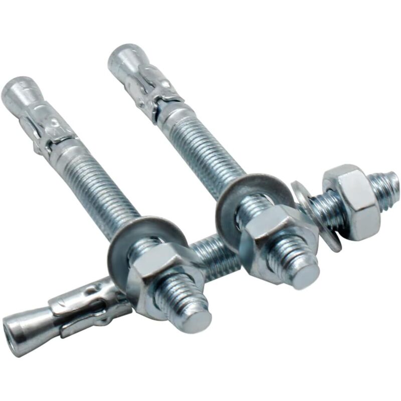 fischer - Cheville à douille pour fixations lourdes TA M10 S/10 en acier électrozingué, avec vis