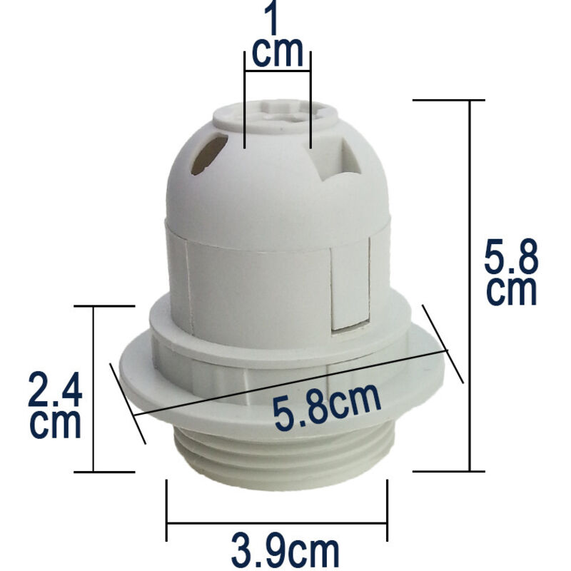 Culot Ampoule PCS Douille Pour Ampoule E27 LED Porte-Lampe E27 Support Douille E27 Murale E27 Base Avec Support Pour Couloirs Escaliers Chambres Cuisines Ac 220 250v Blanc 62185634 Douille E27 A Visser Culot Ampoule PCS Douille Pour Ampoule E27 LED Porte-Lampe E27 Support Douille E27 Murale E27 Base Avec Support Pour Couloirs Escaliers Chambres Cuisines Ac 220 250v Blanc 62185634 Douille E27 A Visser