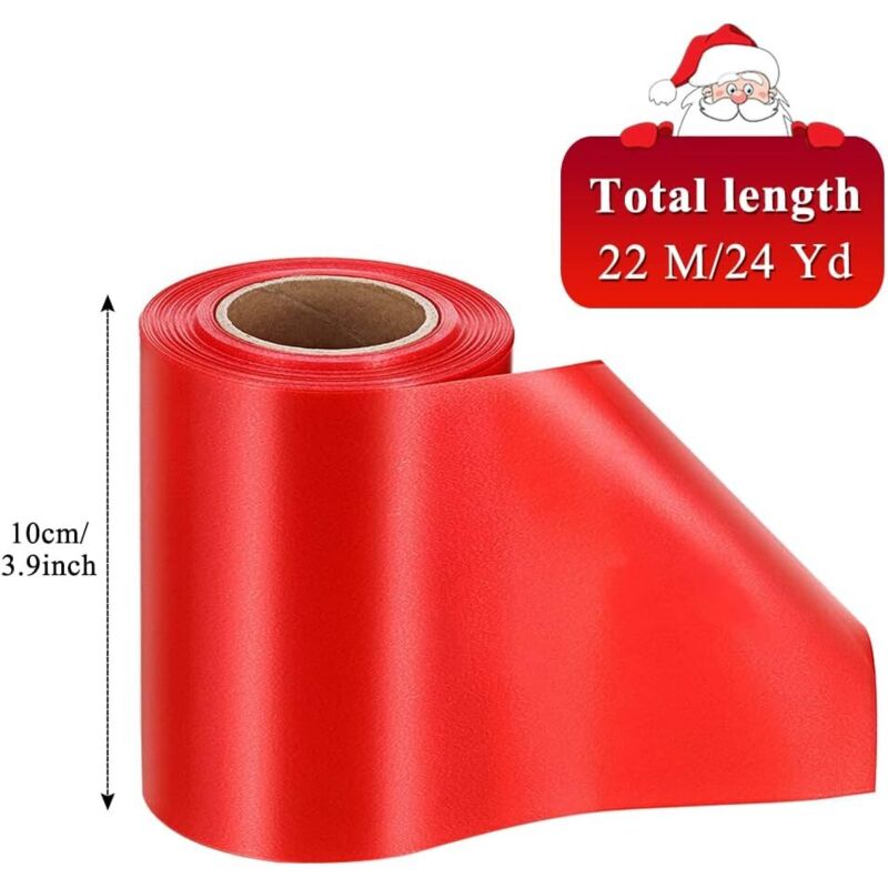 6 Rouleaux Ruban De Noël Ruban D'Emballage Cadeau Flocon De Neige Rubans Miroitants Pour Décoration De Noël De Mariage, 120 Mètres Totalement