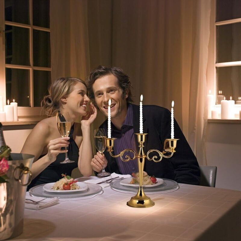 Ensemble de bougeoirs minimlistes, dns n'importe quelle couleur