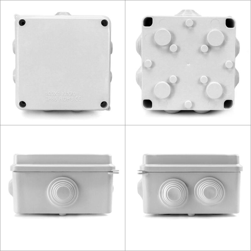 Boîte De Jonction Étanche IP65 ABS - Boîtier Électrique Robuste 230x150x85mm Pour Intérieur & Extérieur