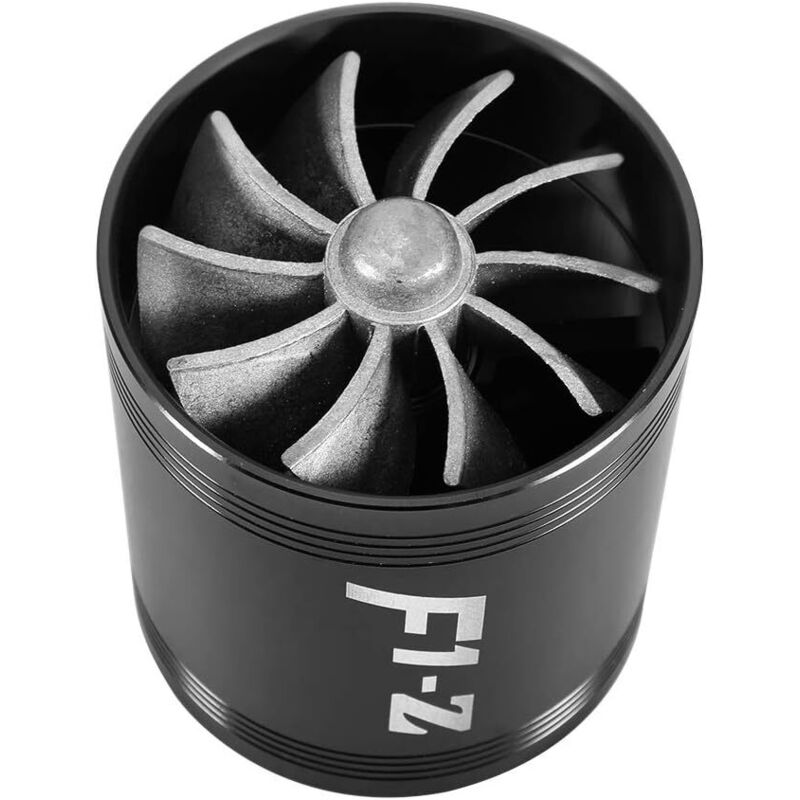Qutalmi Turbocompresseur de voiture, ventilateur turbo de voiture - Ventilateur de tuyau d'admission d'air froid de 2,5 pouces,Ventilateur