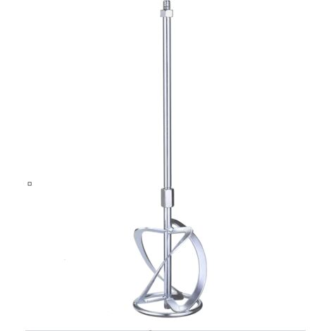 Kit de 1 agitateurs pour mélangeurs peinture et mortier (1 accessoires, longueur totale 58 cm, diamètre de malaxage 120 mm, filetage M14) (1/3)